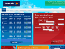 Tablet Screenshot of friendstravel.letenky.sk