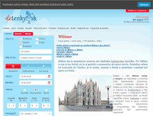 Tablet Screenshot of milano.letenky.sk