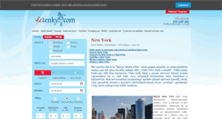 Desktop Screenshot of new-york.letenky.com