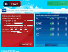 Tablet Screenshot of lgtrade.letenky.sk